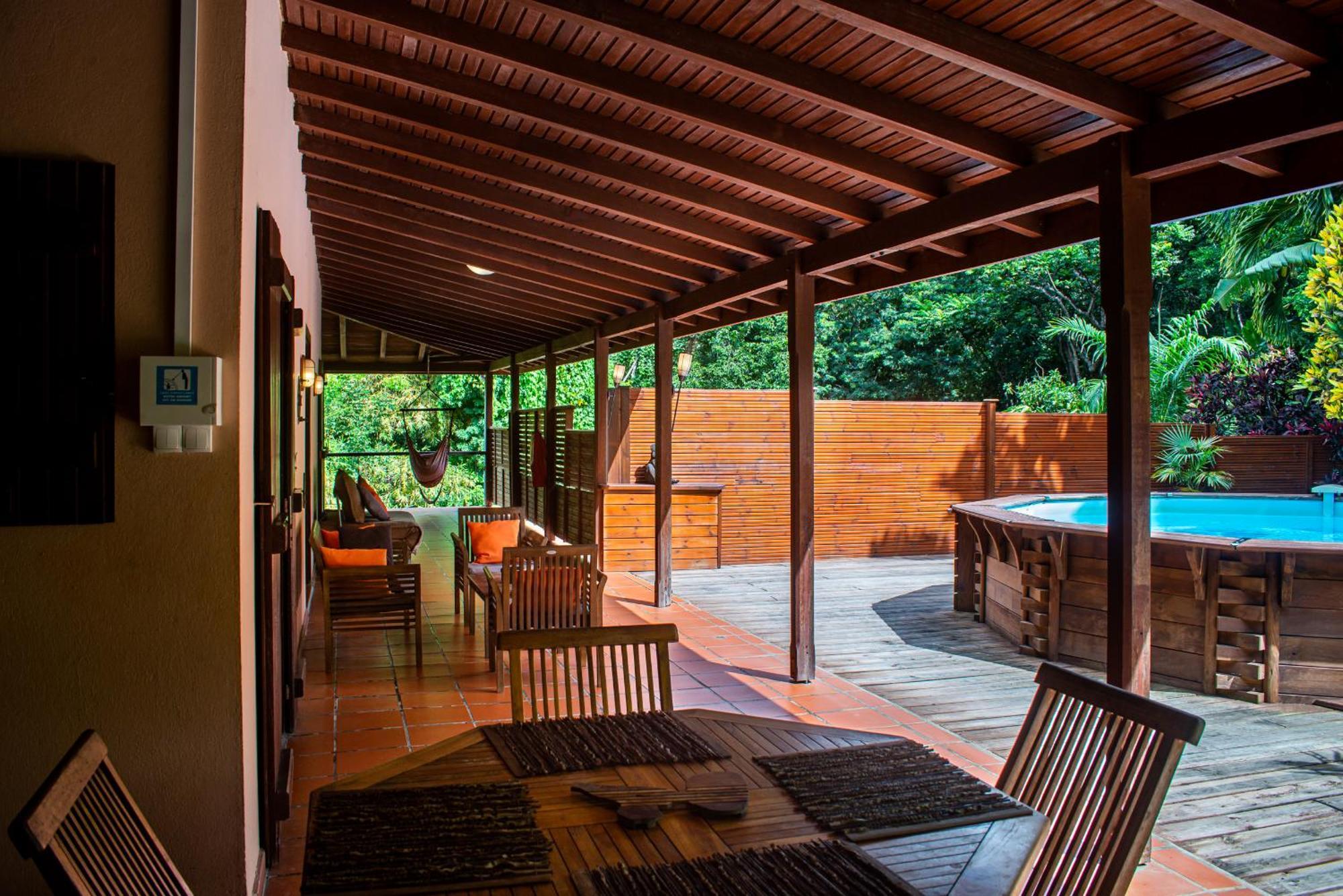 Au Jardin Des Colibris Ecolodge&Spa Deshaies Exterior photo